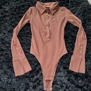 Collared Bodysuit